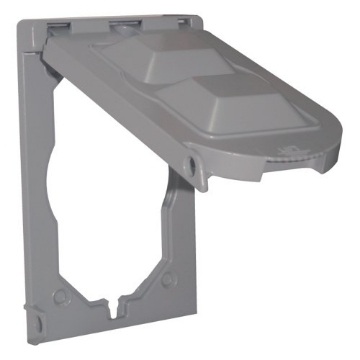 Picture of SIGMA ENGINEERED SOLUTIONS 14146 Sigma Electric, Gray Sigma Engineered Solutions, 14146 1-Gang Vertical Multi-Use Weatherproof Cover, No Size (EA)
