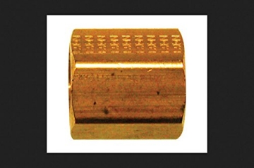 Picture of JMF COMPANY 47061 JMF 3/8 in. Dia. x 3/8 in. Dia. Flare To Flare To Flared Yellow Brass Inverted Union (PK-5-EA)