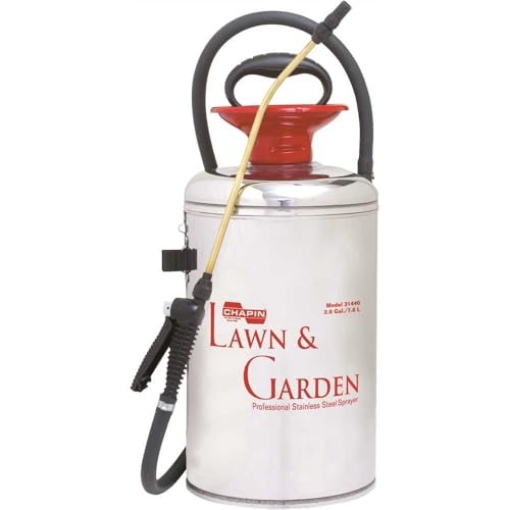 Picture of Chapin 31440 Chapin 31440 2-Gallon Lawn & Garden Series Stainless Steel Sprayer for Fertilizer, Herbicides and Pesticides, 2-Gallon (1 Sprayer/Package) (EA)