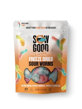 Picture of SOW GOOD 26005448 Freeze Dried Sweet Worms (EA)