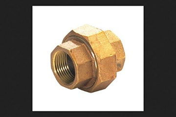 Picture of JMF COMPANY 4534756 JMF 3/8 in. Dia. x 3/8 in. Dia. x Threaded in. Dia. FPT to FPT Red Brass Pipe Adapter (EA)