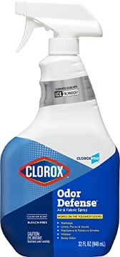 Picture of CLOUD-RIDER CLO31708 CloroxPro Odor Defense Air and Fabric Spray, Clean Air Scent, 32 Ounces (Package May Vary) (EA)