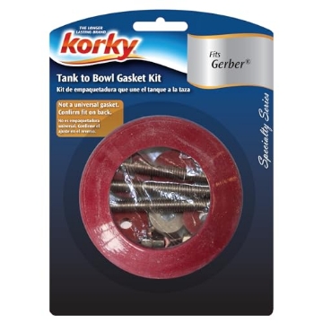 Picture of Korky 460BP Fits Gerber Tank-to-Bowl Gasket and Hardware Kit, 460BP (EA)