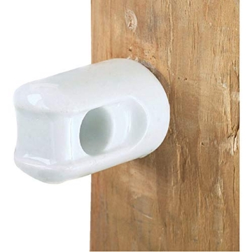 Picture of DARE PRODUCTS INC 2802 Electric Fence Insulator, Line & Corner, Porcelain, Small (EA)