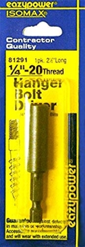Picture of Eazy Power 81291 Eazypower 81291 1/4" -20 Thread Hanger Bolt Driver (1 Pack) (EA)
