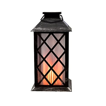 Picture of BLAZING LEDZ 702871 Shawshank Ledz 702871 Carriage Flicker Flame Lantern, Silver, 9 Inch (Pack of 6) (PK-6-EA)