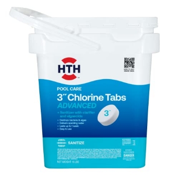 Picture of ARCH CHEMICAL 42054 HTH 42054 Swimming Pool Care Super 3" Chlorinating Tablets, 15 lbs (EA)