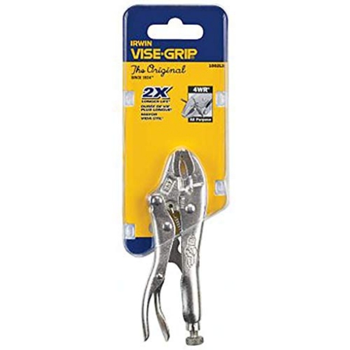 Picture of Irwin Unibit 1002L3 Irwin Vise Grip 1002L3 Curved Jaw Locking Pliers With Wire Cutter (EA)