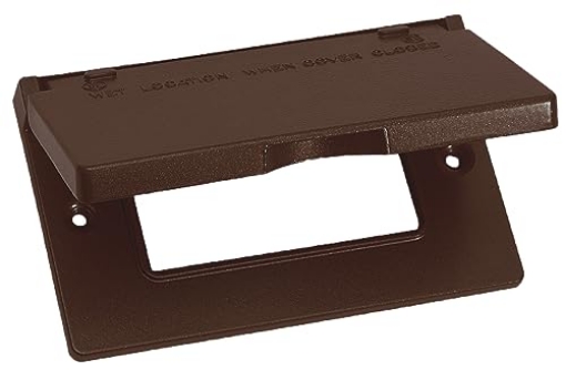 Picture of SIGMA ENGINEERED SOLUTIONS 14249BR Sigma Electric Sigma Engineered Solutions, Bronze 14249BR 1-Gang Horizontal GFCI Weatherproof Cover, No Size, No Color (EA)