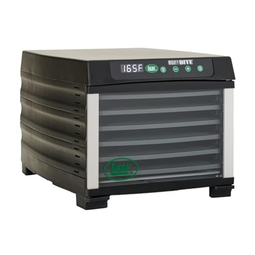 Picture of SKYWATCH CAPITAL PARTNERS INC 1729 LEM Products MightyBite 6-Tray Dehydrator, Food Dehydrator for Beef Jerky, Meat, Vegetables, and Fruits, Includes Dryer Machine and 6 Trays, Black (EA)