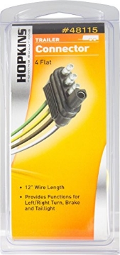 Picture of Hopkins Manufacturing 48115 Hopkins Towing Solutions 48115 4 Wire Flat Trailer End Connector (EA)
