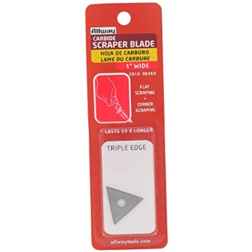 Picture of ALLWAY TOOLS INC CB10 ALLWAY Tools CB10 1" Triple Blade Triangular Scraper Replacement Blade (EA)