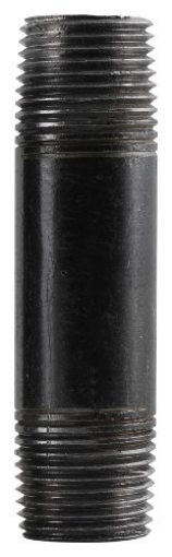 Picture of ACE TRADING - NIPPLE 308UP14X6 LDR Industries 308 14X6 Pipe Nipple, 1/4-Inch X 6-Inch, Black (PK-5-EA)