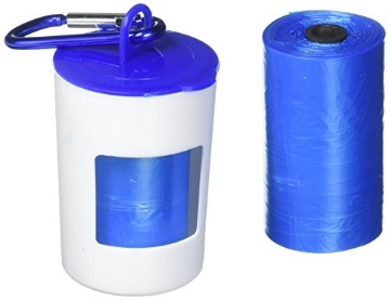 Picture of PDQ 52113 Boss Pet 52113 Dog Waste Pick Up Bag Portable Small Dispenser with Clip and Bonus Roll (EA)