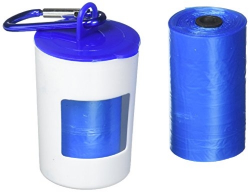 Picture of PDQ 52113 Boss Pet 52113 Dog Waste Pick Up Bag Portable Small Dispenser with Clip and Bonus Roll (EA)