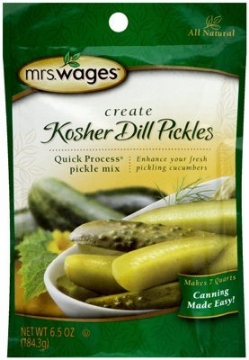 Picture of MRS. WAGES W622-J7425 KENT PRECISION FOODS MRS. Wages Quick Process Kosher Dill Pickle Mix (PK-12-EA)