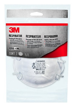 Picture of 3M 8200H3-DC 3M Sanding and Fiberglass Respirator, 3-Pack (EA)