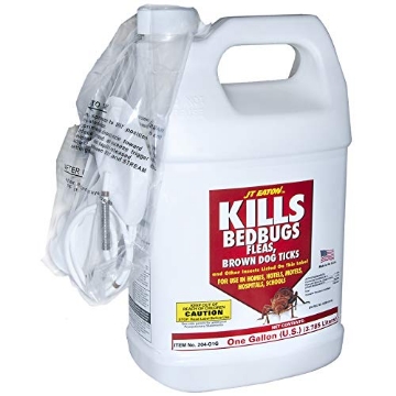 Picture of JT EATON 204-O1G Kills Bedbugs Oil-Based Spray, Gallon with Sprayer – Professional Bed Bug Killer for Indoor Use – Oil-Based Formula for Mattresses, Furniture & Upholstery – Easy Application Pest Control Treatment (EA)