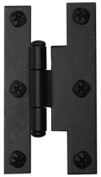Picture of ACORN MFG AH2BQ Acorn AH2BQ H Hinge Offset 3/8"X3", Black Iron (EA)