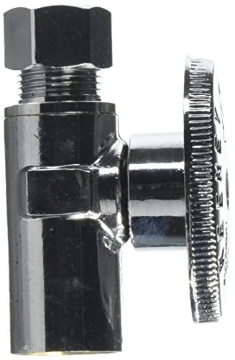 Picture of THE KEENEY MANUFACTURING COMPANY 2781PCLF Plumb Pak 2781PCLF Keeney 1/2 Sweat x 3/8 Brass Shut-Off Valve, No Size, Chrome (EA)