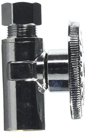 Picture of THE KEENEY MANUFACTURING COMPANY 2781PCLF Plumb Pak 2781PCLF Keeney 1/2 Sweat x 3/8 Brass Shut-Off Valve, No Size, Chrome (EA)