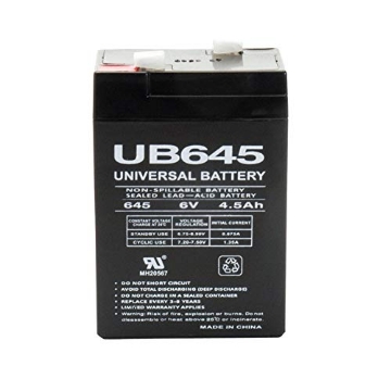 Picture of UPG 86456 Universal Power Group UB645 Sealed 4.5 amps Lead Acid Automotive Battery (PK-2-EA)