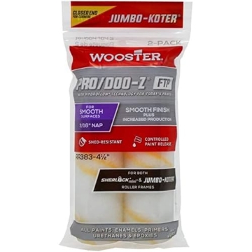 Picture of WOOSTER RR383-4 1/2 Wooster RR383-4 1/2 Jumbo-Koter Pro/Doo-Z FTP 3/16" Paint Rollers, No Size, White (EA)