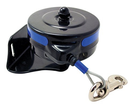 Picture of Howard Miller 8426 Howard Pet Retractable Blue Metal Tie Out Reel Medium (EA)