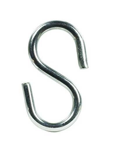 Picture of ACE TRADING - BH 10 02-3483-353 Hampton Peg Wire Hook 0.262" 0.262" 2" Overall 55 Lb Bulk Stainless Steel (PK-20-EA)