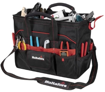 Picture of CLC HT5543 Hultafors Work Gear HT5543 Tradesman's Tool Bag, 33 Pockets, Heavy Duty Ballistic Polyester Tool Carrier, Adjustable Slip-Resistant Shoulder Straps (EA)