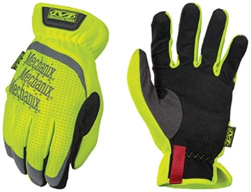 Picture of MECHANIX WEAR SFF-91-010 Mechanix Wear: Hi-Viz FastFit Work Gloves with Secure Fit Elastic Cuff, Reflective and High Visibility, Touchscreen Capable, Safety Gloves for Men, Multi-Purpose Use (Fluorescent Yellow, Large) (EA)