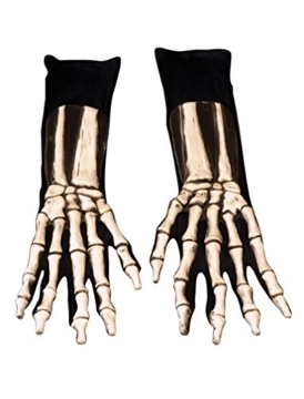Picture of Zagone Studios 1005BSG Zagone Skeleton Gloves, White Bones, Black Cotton Gloves (EA)
