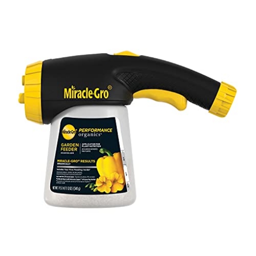 Picture of Miracle Gro 3003410 Miracle-Gro Performance Organics Garden Feeder, 12 oz. - Includes First Feeding of Miracle-Gro Performance Organics Plant Nutrition Inside - Feed Vegetables, Flowers and Herbs While Watering (EA)