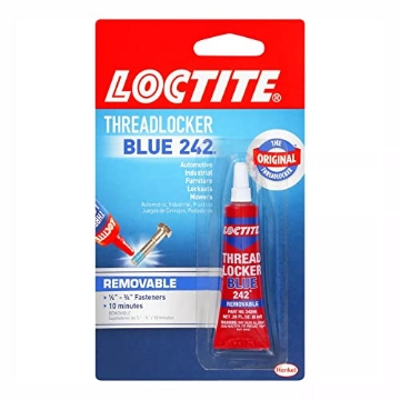 Picture of Loctite 209728 Loctite Threadlocker Blue 242 - Removable Thread Lock Glue for Nuts, Bolts, & Fasteners, Medium Strength Screw Glue to Prevent Loosening & Corrosion - 6 ml, 1 Pack (EA)
