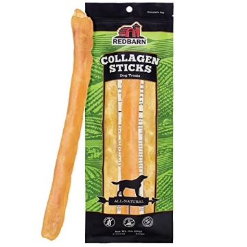 Picture of REDBARN PET PRODUCTS LLC 262012 Redbarn Pet Products All-Natural Large 12" Beef Collagen Sticks for Dogs - Long Lasting Low-Odor Alternative to Traditional Rawhide & Bully Sticks - Supports Healthy Joints, Skin, & Coat - 3 Pack (EA)