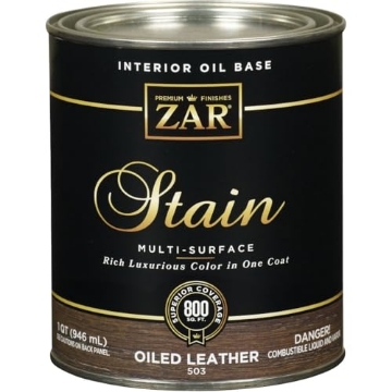 Picture of ZARGES 50312 United Gilsonite Zar 50312 1 Quart Oiled Leather Interior Oil Base Stain (PK-4-EA)