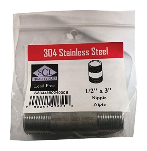 Picture of SMITH-COOPER 4632101040 Smith Cooper Nipple 1/2 X 3 (EA)