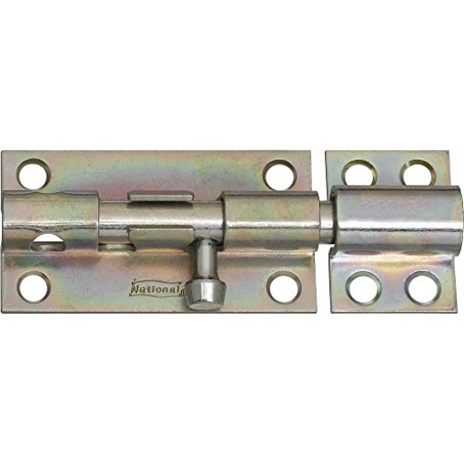 Picture of National/Spectrum Brands N162-370 National Hardware N162-370 V831 Barrel Bolt in Zinc plated (EA)