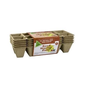 Picture of FERRY-MORSE FS110 Plantation Products 10-Pot Square Peat Fiber Strip (EA)