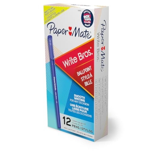 Picture of SANFORD 3311131C Paper Mate 3311131 Ballpoint Pen, Medium Point, Blue Ink/Blue Barrel (DZ-12-EA)