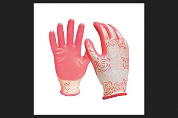 Picture of DIGZ 78353-26 DIGZ Pink Women's M Nitrile Gardening Gloves (EA)