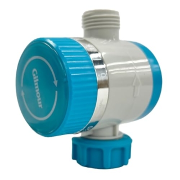 Picture of Gilmour 820054-1001 Gilmour Single Outlet Mechanical Water Timer for Garden Hose, Irrigation Timer for Sprinklers and Drip Lines, Blue (EA)