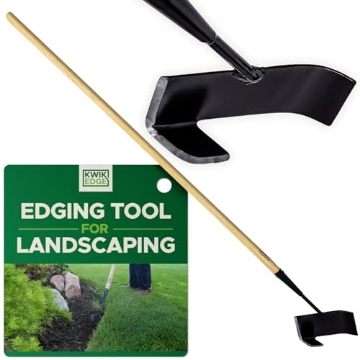 Picture of WILSONS GARDEN LLC K003 Lawn Edger for Landscaping - Manual Edgers, Edging Shovel for Precise Clean Borders, Manual Edger Lawn Tool, Long Handle Garden Edgers for Landscaping, Flower Beds & Pathways - KWIK EDGE Tool (EA)