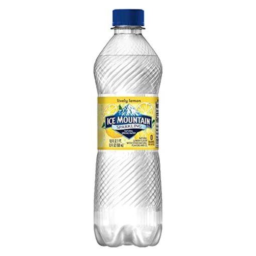 Picture of NESTLE WATERS 83046-44605 Ice Mountain Lemon Sparkling Spring Water 16.9 oz. 1 pk - Total Qty: 24; Each Pack Qty: 124 (PK-24-EA)