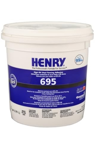 Picture of Henry Repeating Arms 32079 Henry 32079 695 Vinyl Flooring Adhesive, Off-White, 1 Gallon (EA)