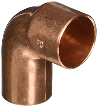 Picture of NIBCO INC W01560D Elkhart 31408 Epc Close Rough Solder Pipe Street Elbow, 90 Deg, 3/4 in, Ftg X, Wrot, 0.75" (EA)