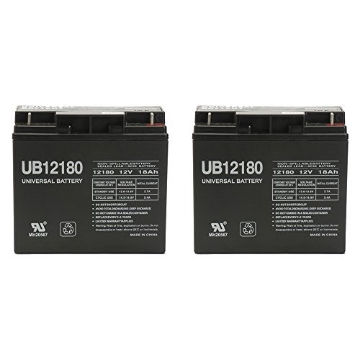 Picture of UPG 86447 Universal Power Group UB12180 18 amps Lead Acid Battery (PK-2-EA)
