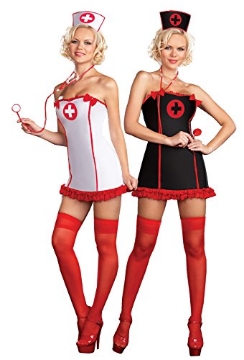 Picture of DREAMGEAR RL5878MD Nurse Jacquelin Hyde Costume - Medium - Dress Size 6-10 (EA)
