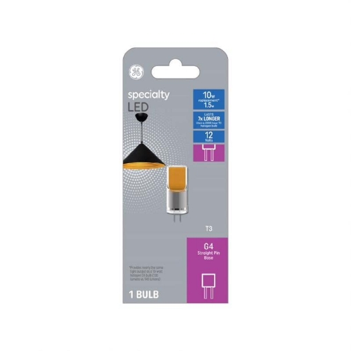 Picture of HENKEL LOCTITE 93129189 GE Lighting Pendant LED 10W Replacement T3 Bulb G4 Base (1-Pack) (EA)