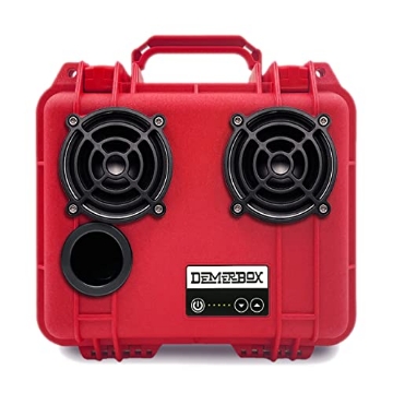 Picture of SOUTHERN GROUND AUDIO LLC DB2-1300-RED DemerBox: Waterproof, Portable, and Rugged Outdoor Bluetooth Speakers. Loud Sound + Deep Bass, 40+ hr Battery Life, Dry Box + USB Charging, Multi-Pairing Party Mode (Marooga Red, DB2) (EA)
